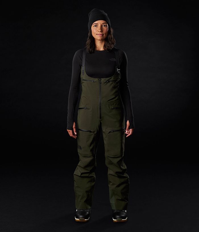 Pantalon Nieve The North Face Mujer Verde Oliva Verde A-Cad Futurelight™ Bib 21965MIBF